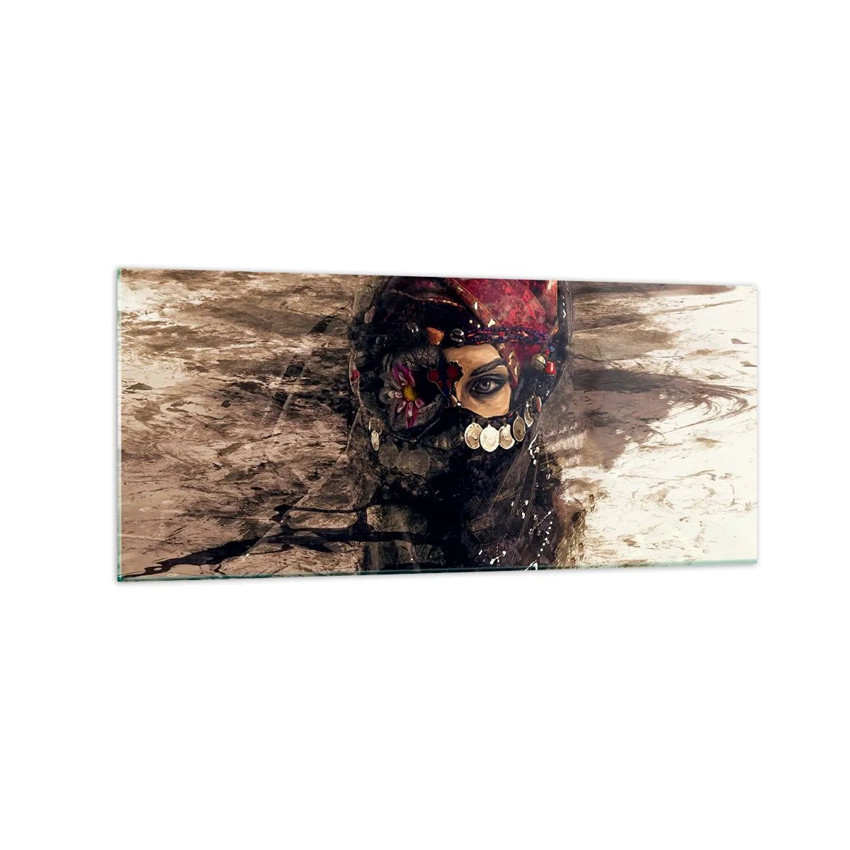 Glastavla - Bild på glas - Minst intrigerande - 120x50 cm