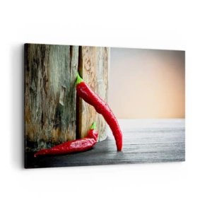 Canvastavla - Bild på duk - Red hot chili peppers - 120x80 cm