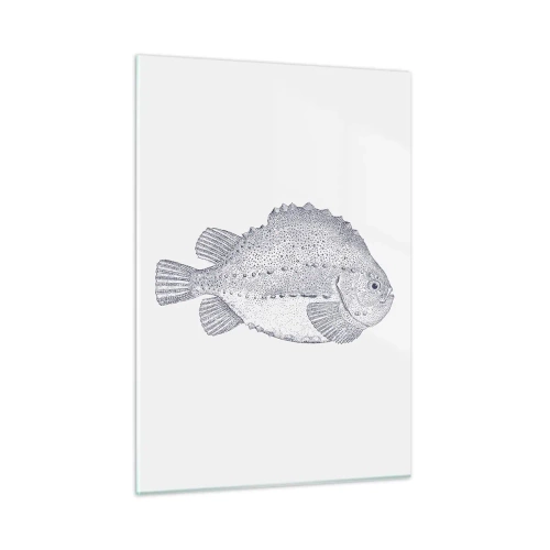 Glastavla - Bild på glas - Till naturforskarens album - 50x70 cm