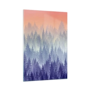 Glastavla - Bild på glas - Högt, högre, upp till himlen - 80x120 cm