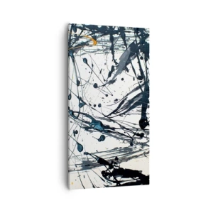 Canvastavla - Bild på duk - Med eller utan någon mening? - 55x100 cm