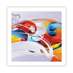 Affisch - Elementens dans - 50x50 cm