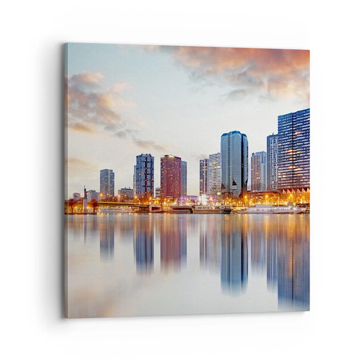 Canvastavla - Bild på duk - Paris monumentala lugn - 70x70 cm