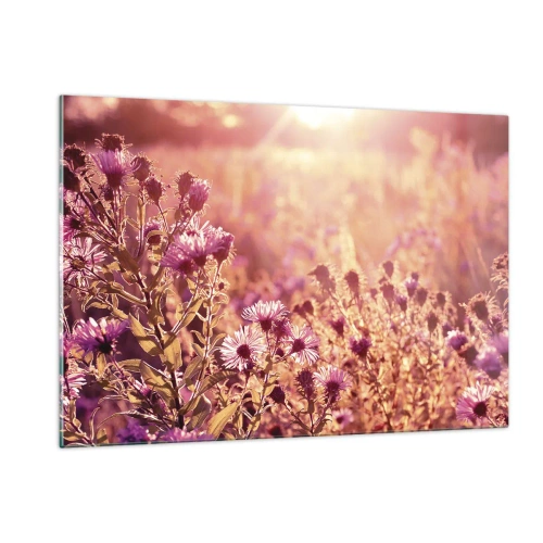 Glastavla - Bild på glas - Innan sommaren går bort - 120x80 cm