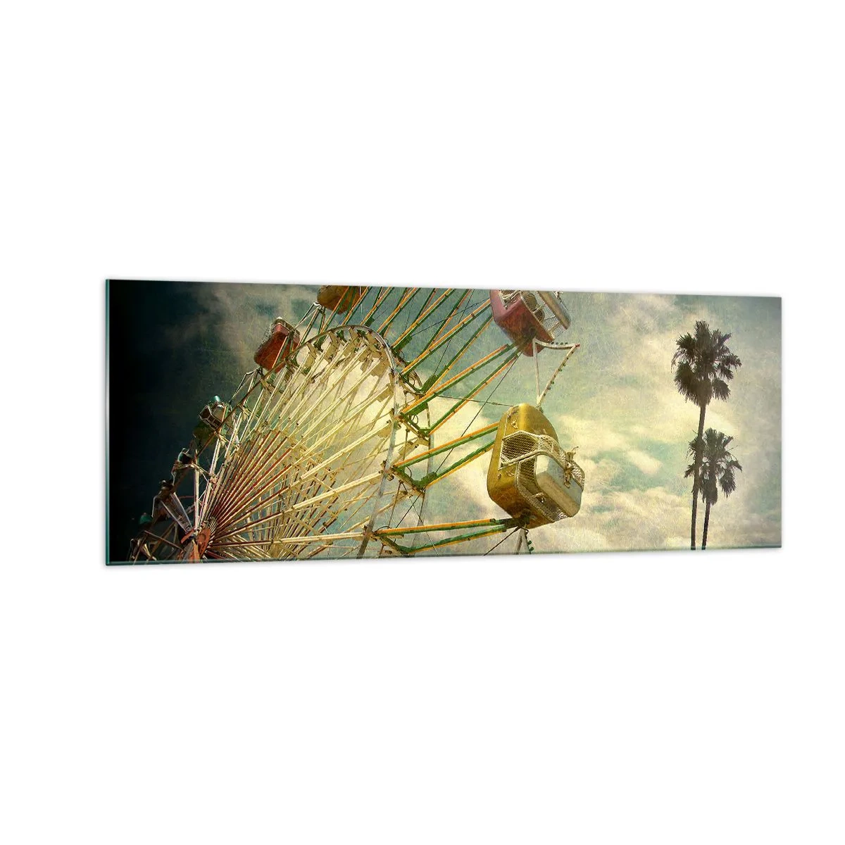 Glastavla - Bild på glas - Kommer att bli, kommer att bli kul.... - 140x50 cm