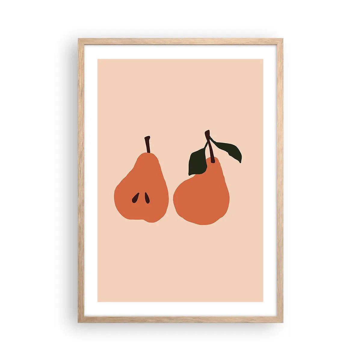 Affisch i ram av ljusek - Bara sötma - 50x70 cm