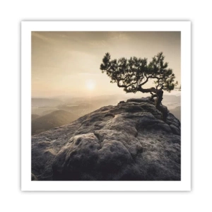 Affisch - Livet vinner alltid - 60x60 cm