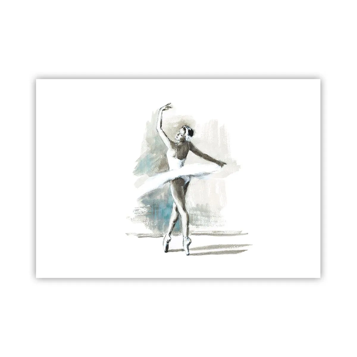 Affisch - Förtrollad i en svan - 100x70 cm