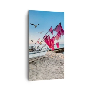 Canvastavla - Bild på duk - Välförtjänt vila - 45x80 cm