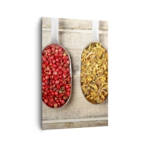 Canvastavla - Bild på duk - Köksmagi - 80x120 cm