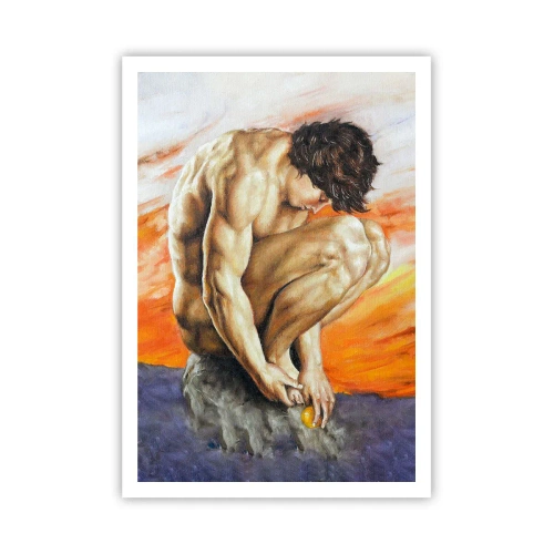 Affisch - Försänkt i sig själv - 70x100 cm