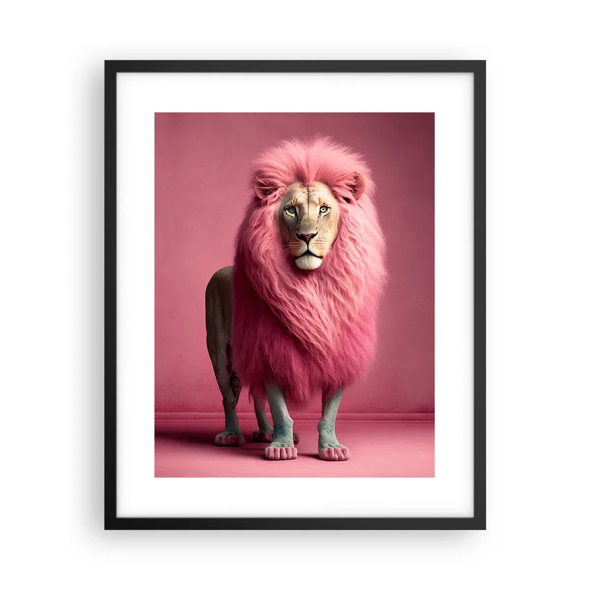 Affisch i svart ram - Och du är inte längre rädd - 40x50 cm