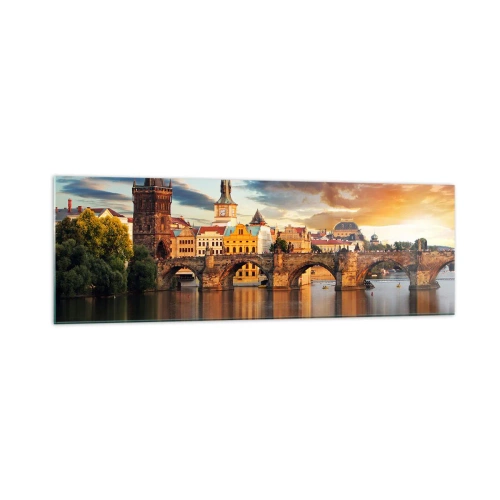 Glastavla - Bild på glas - Vacker sedan århundraden - 160x50 cm