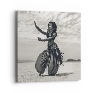 Canvastavla - Bild på duk - Sydliga öars dans - 40x40 cm