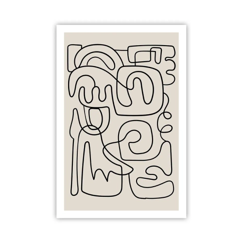 Affisch - Följ spåret - 61x91 cm