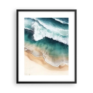 Affisch i svart ram - Ett evigt möte - 40x50 cm