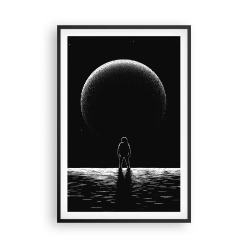 Affisch i svart ram - Ansikte mot ansikte - 61x91 cm