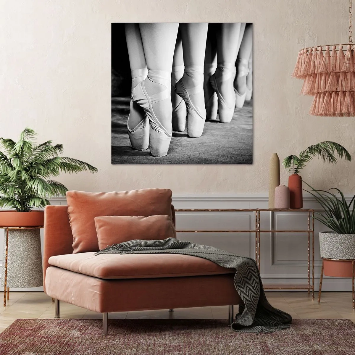 Canvastavla - Bild på duk - Tillsammans, lätt - 70x70 cm