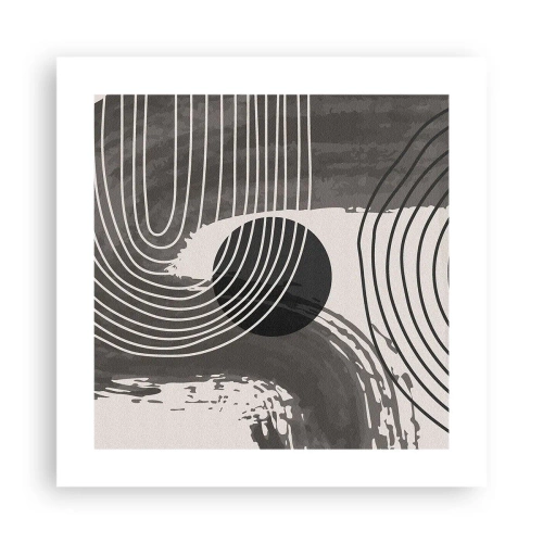 Affisch - Ovalen vinner - 40x40 cm