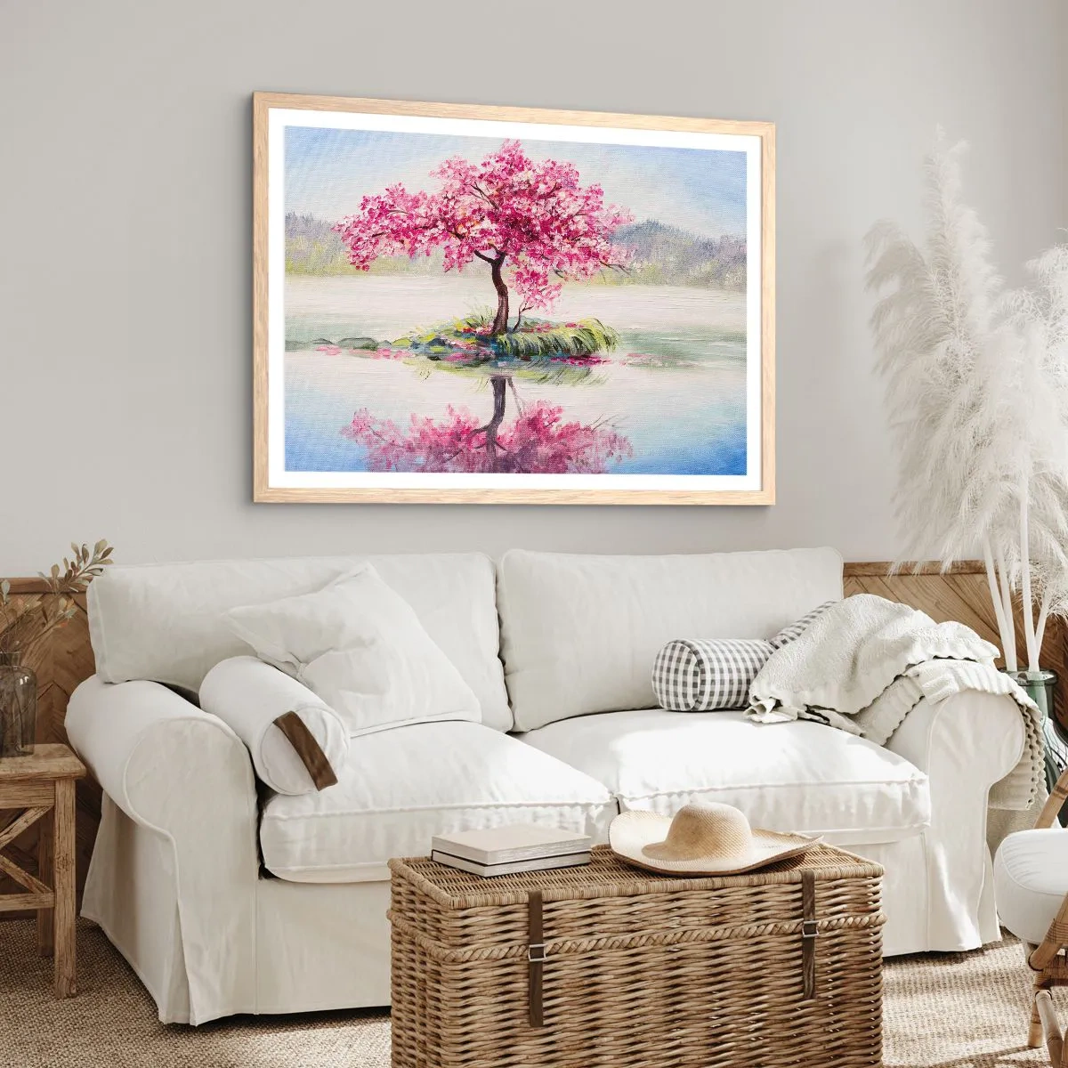 Affisch i ram av ljusek - Vårens högtid - 91x61 cm