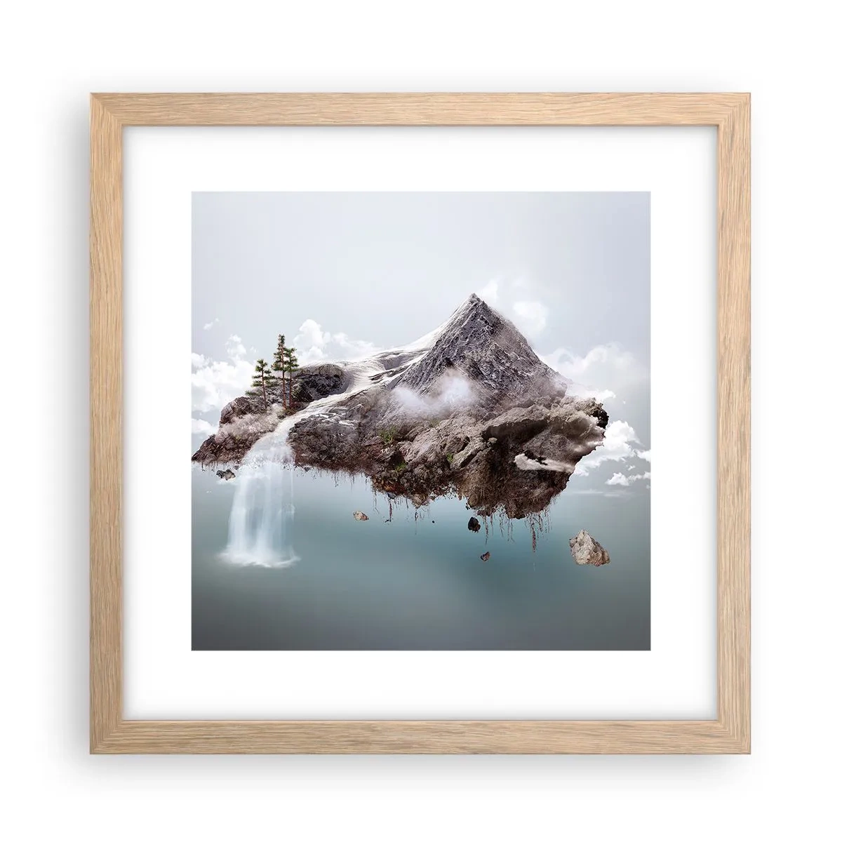 Affisch i ram av ljusek - Med surrealistens öga - 30x30 cm