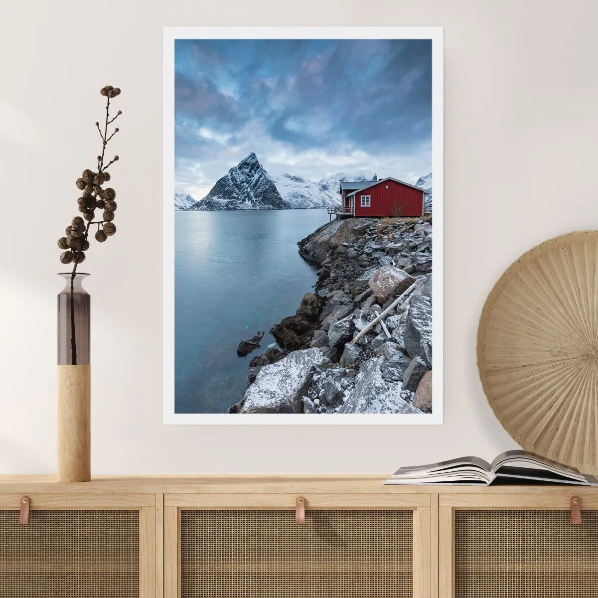 Affisch - Skandinavisk tillflyktsort - 50x70 cm