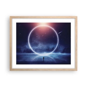 Affisch i ram av ljusek - De finns redan här... - 50x40 cm