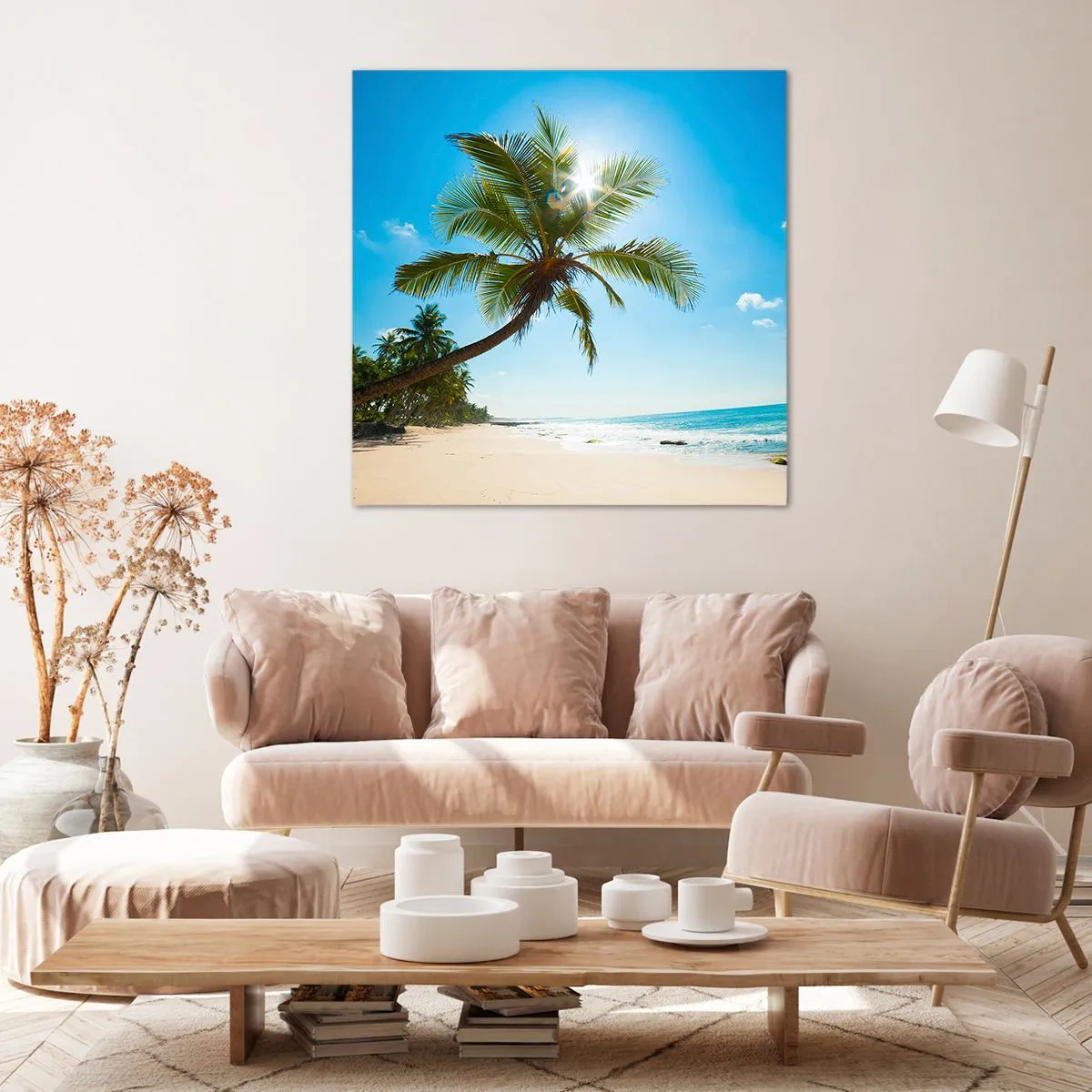 Canvastavla - Bild på duk - Visa inte för någon - 70x70 cm