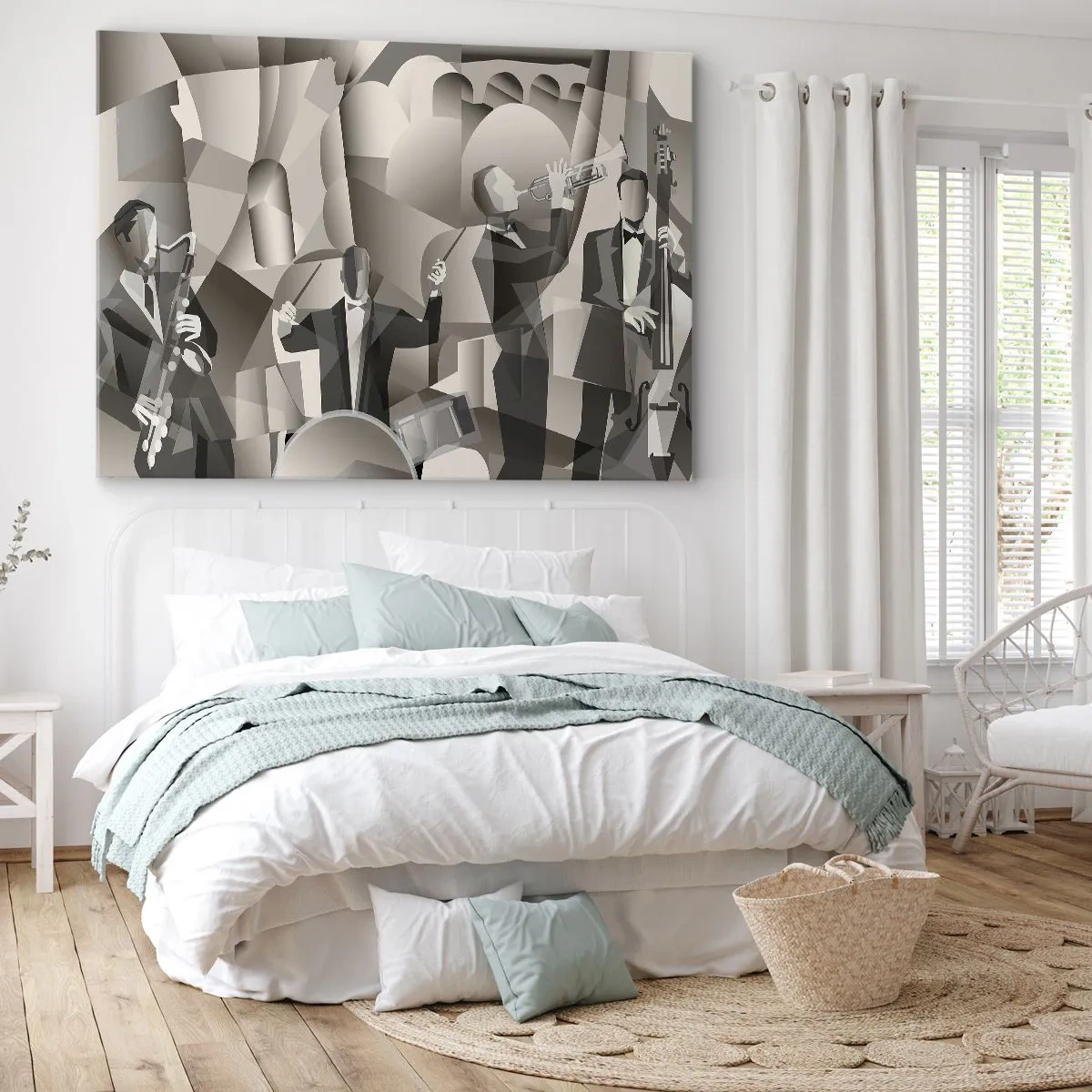 Canvastavla - Bild på duk - I ljudrummet - 120x80 cm