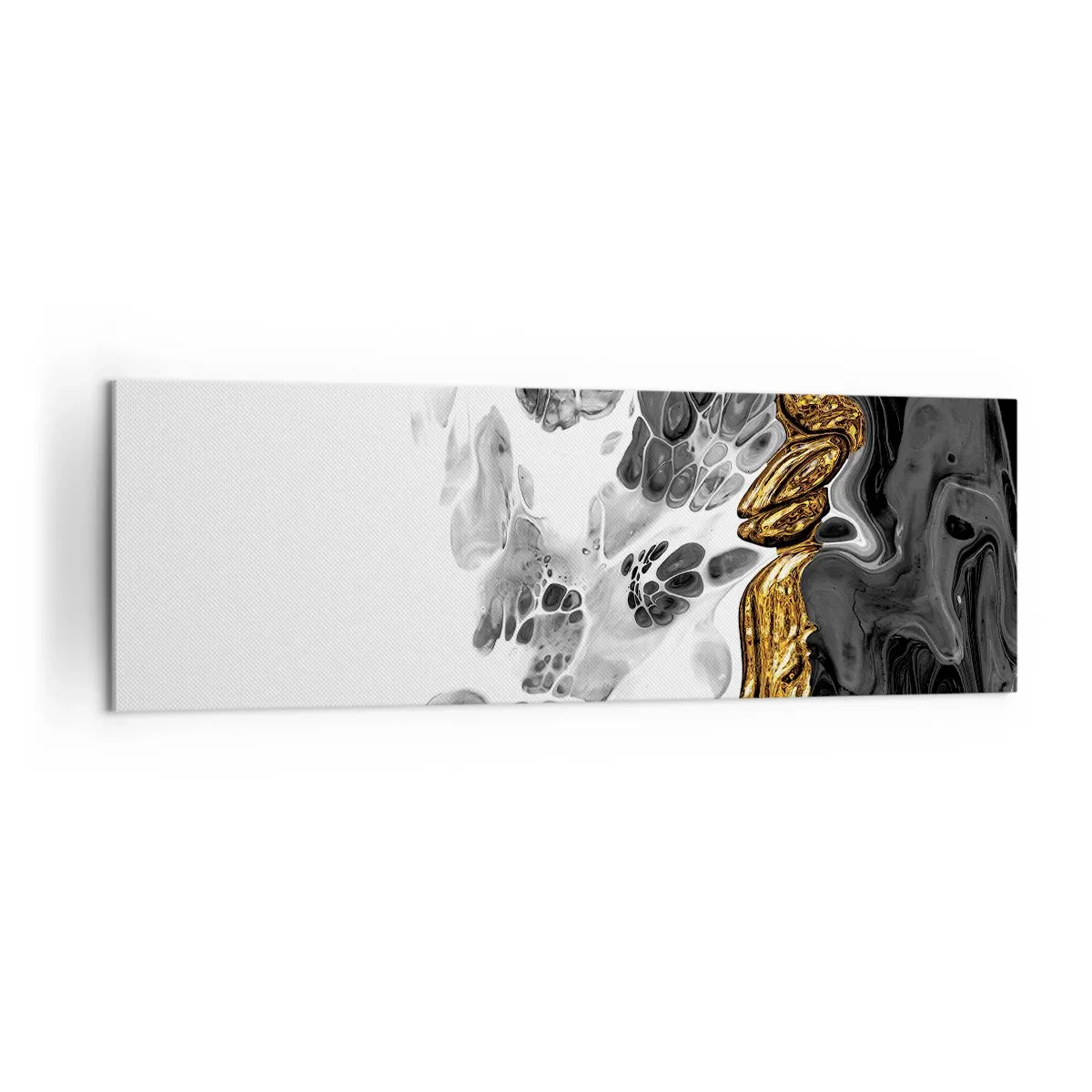 Canvastavla - Bild på duk - Organisk komposition - 160x50 cm