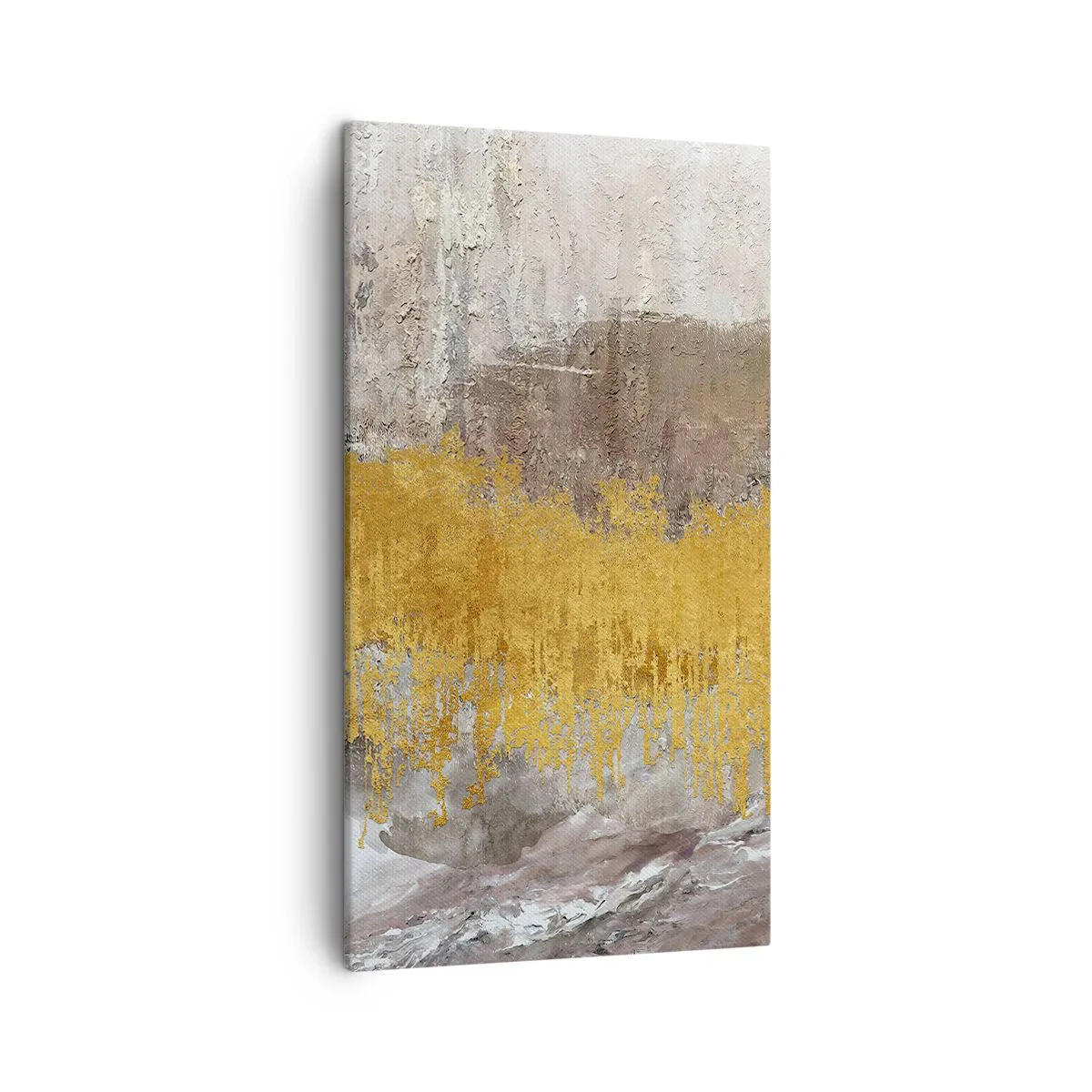 Canvastavla - Bild på duk - En gyllene explosion - 45x80 cm