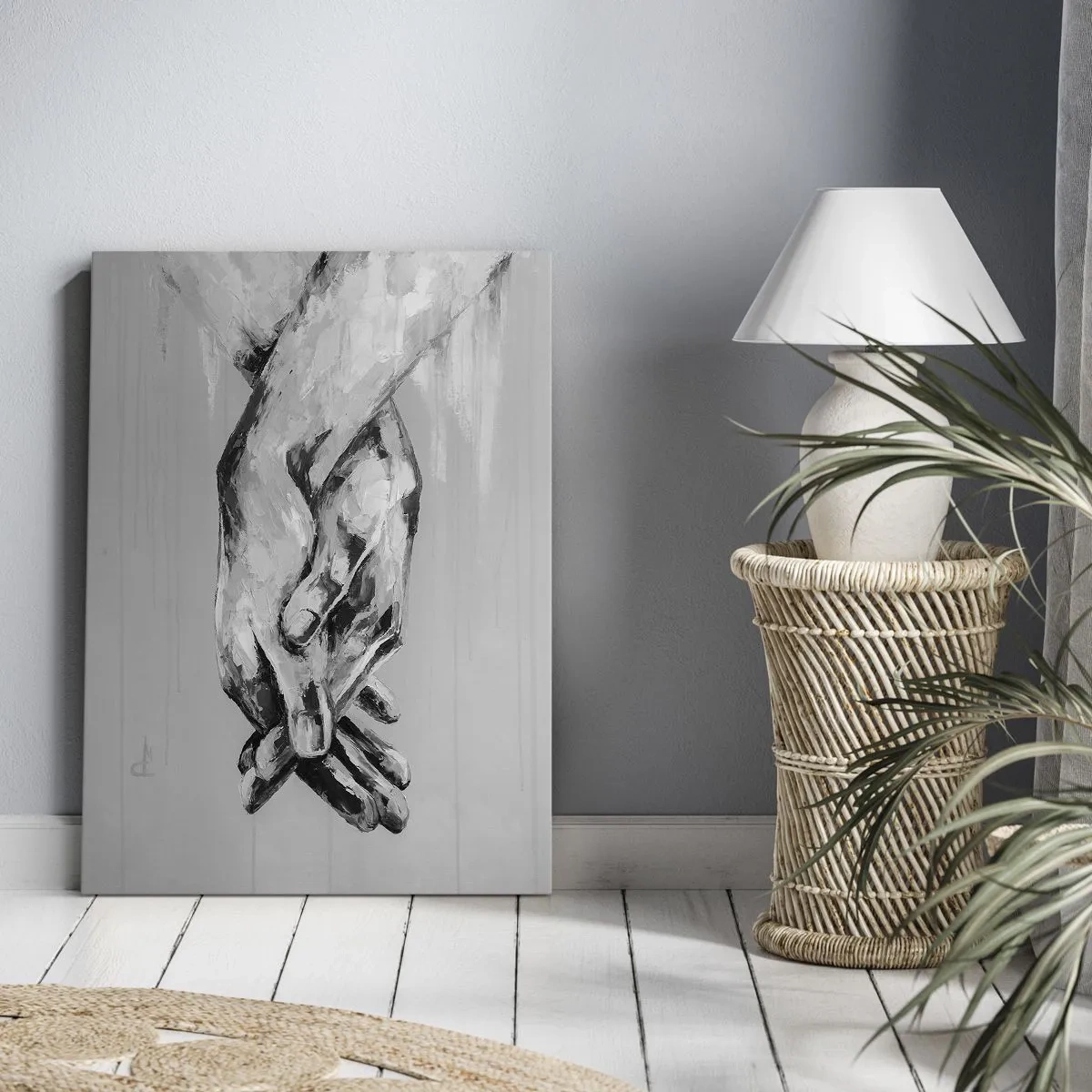 Canvastavla - Bild på duk - Början... - 50x70 cm