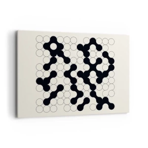 Canvastavla - Bild på duk - Kinesiskt spel - variation - 100x70 cm