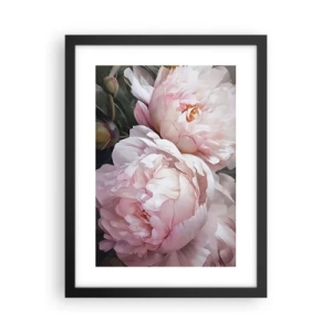 Affisch i svart ram - Fast i blomning - 30x40 cm