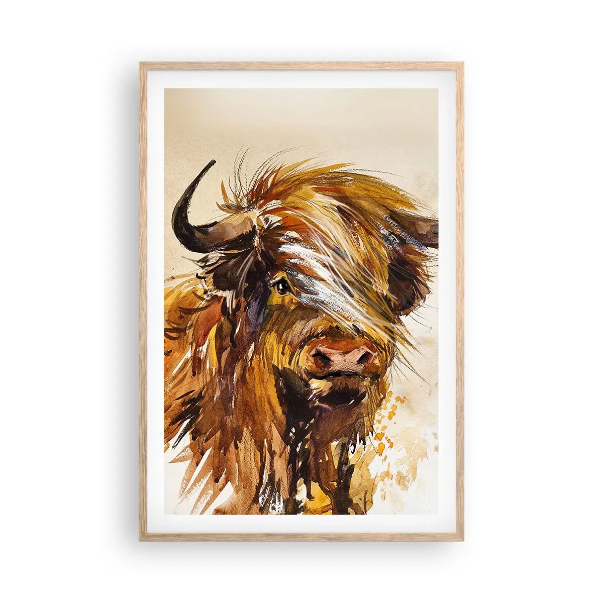 Affisch i ram av ljusek - Jägarens dröm - 61x91 cm