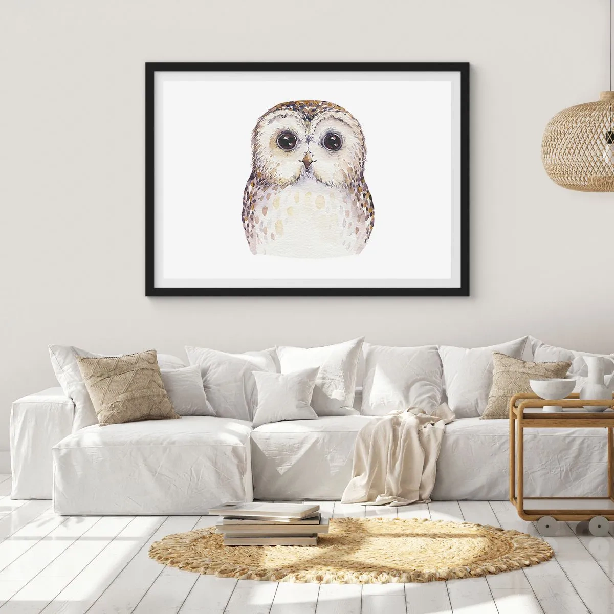 Affisch i svart ram - Titta i mina ögon - 91x61 cm