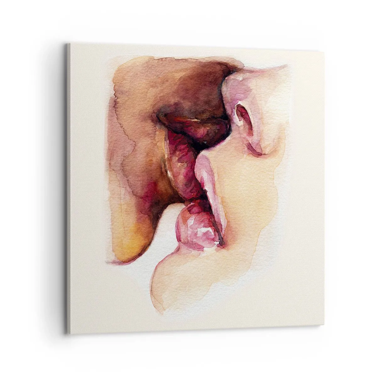 Canvastavla - Bild på duk - Som dag och natt, jord och himmel - 60x60 cm