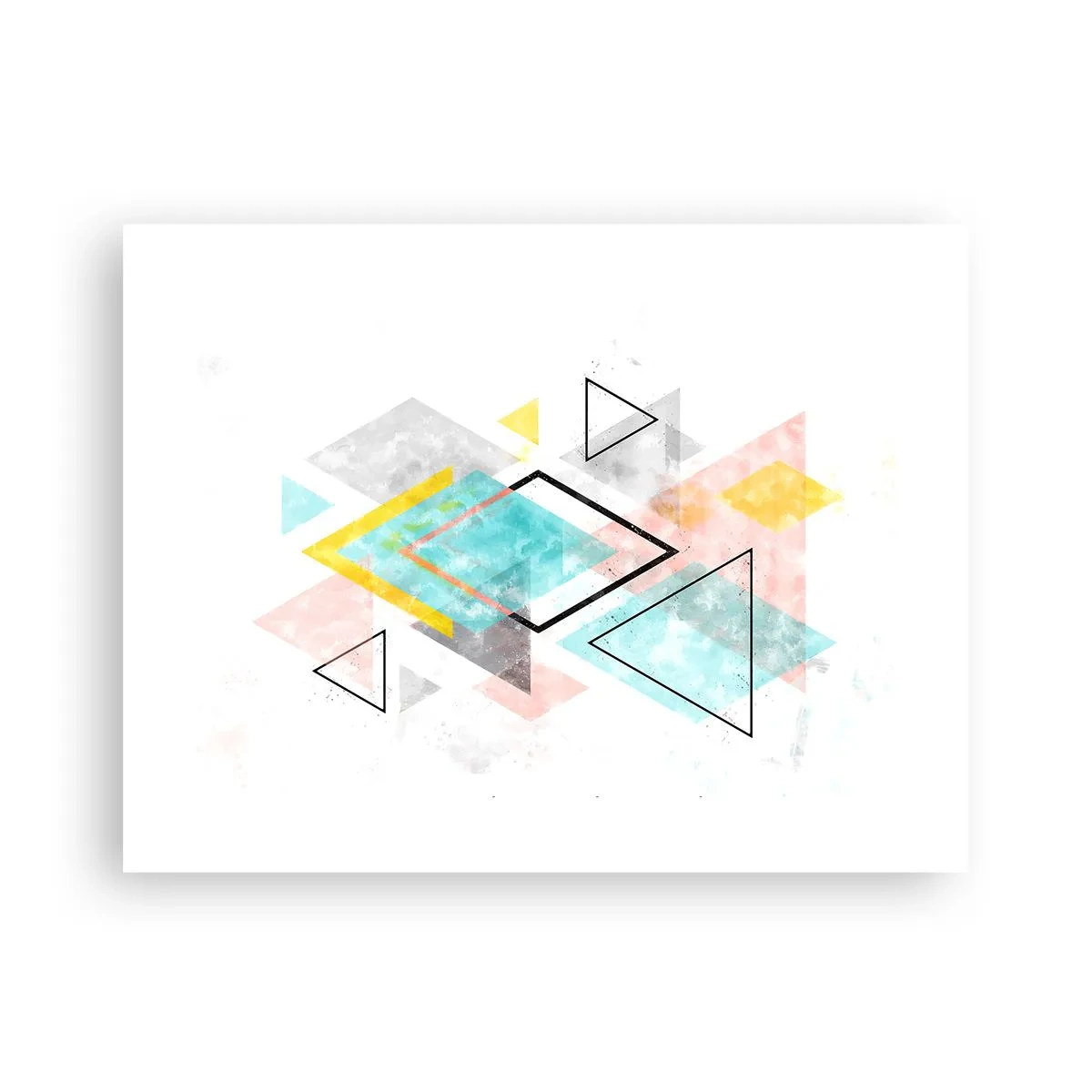 Affisch - Geometriskt spel - 40x30 cm