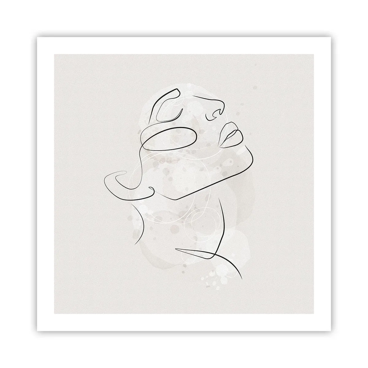 Affisch - Drömmens kontur - 60x60 cm