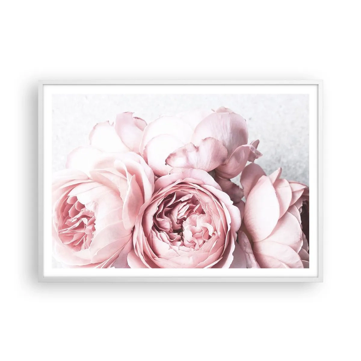 Affisch i vit ram - För romantikerna - 100x70 cm