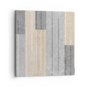 Canvastavla - Bild på duk - Komposition: allt i lod - 70x70 cm