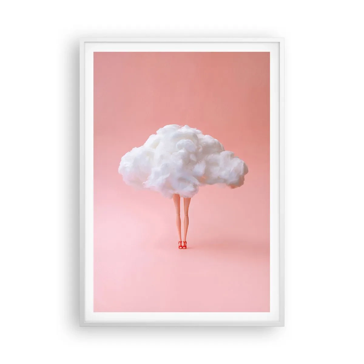 Affisch i vit ram - Söt utfästelse - 70x100 cm