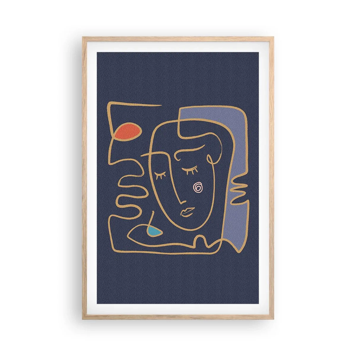 Affisch i ram av ljusek - I drömmarnas värld - 61x91 cm