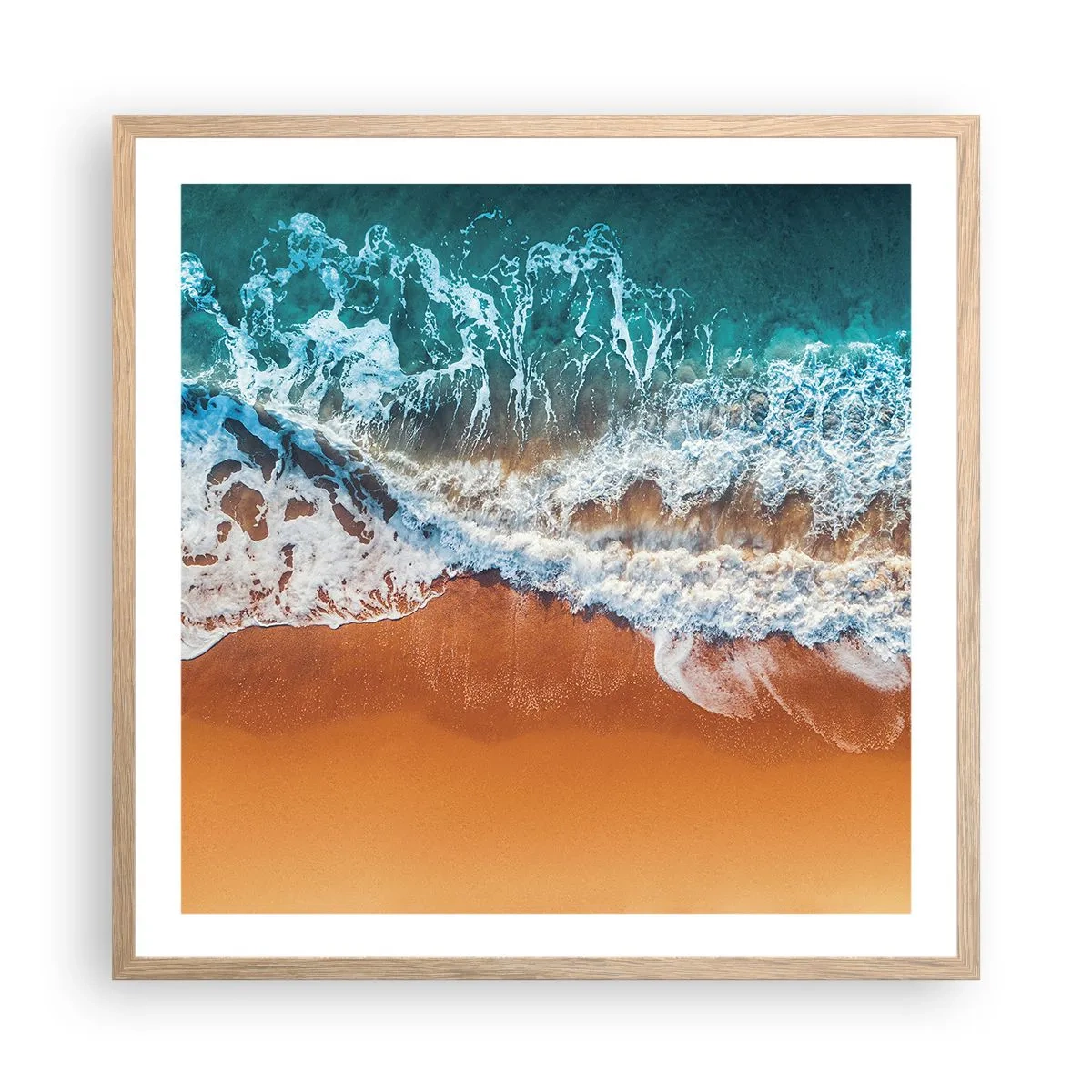 Affisch i ram av ljusek - Alltid i par - 60x60 cm