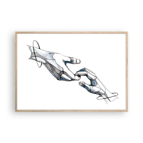 Affisch i ram av ljusek - God gest - 100x70 cm