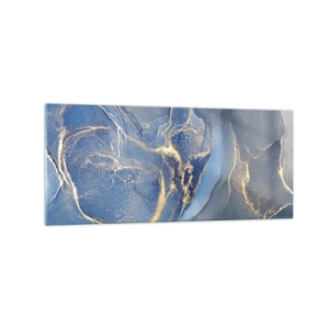 Glastavla - Bild på glas - Gulddamm - 120x50 cm