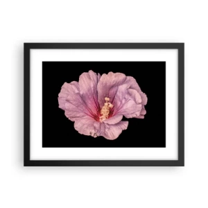 Affisch i svart ram - Rakt till hjärtat - 40x30 cm