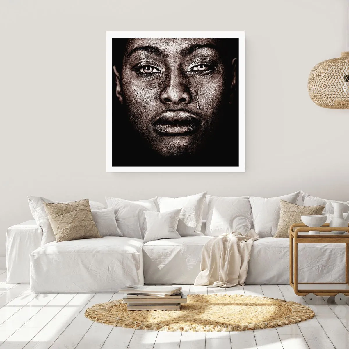 Affisch - En tår - 50x50 cm