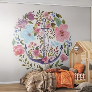 Självhäftande Fototapet Deluxe Sticker - En seglares goda sömn - Ankare, Boho, Seaside - 250x175 cm