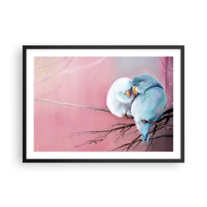 Affisch i svart ram - Lägga till något?… - 70x50 cm
